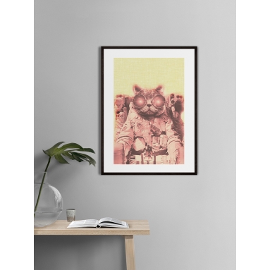 Lámina Gato Astronauta 2 2