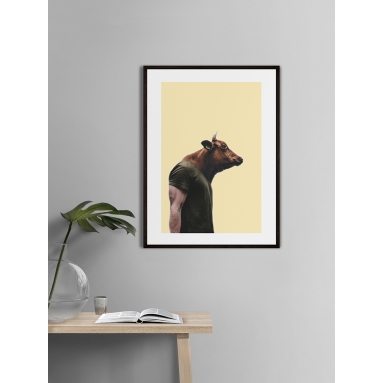 Lámina Hombre Toro 2