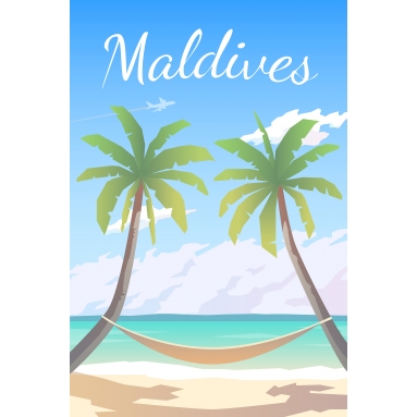 Lámina Maldivas