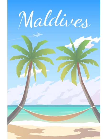 Lámina Maldivas
