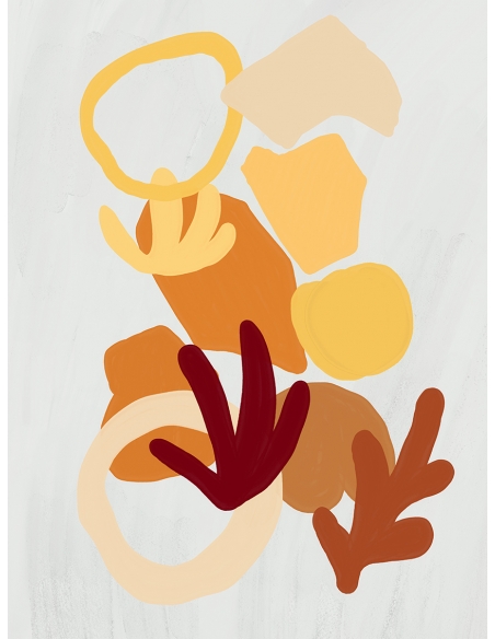 Lámina Abstracto Amarillo