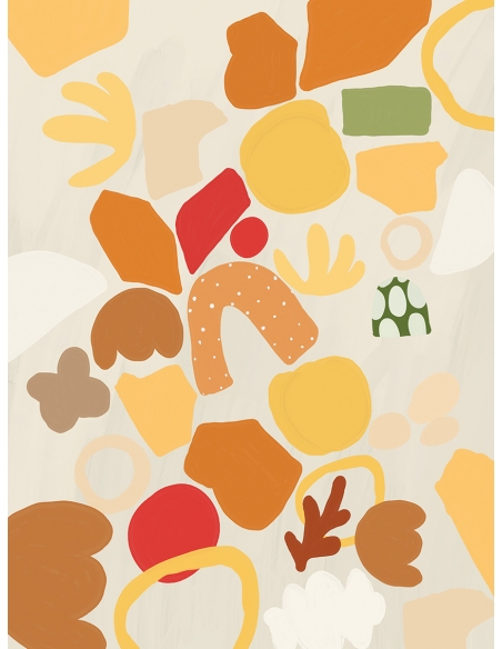 Lámina Abstracto Amarillo 2