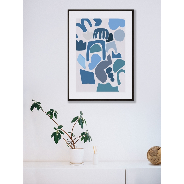 Lámina Abstracto Azul Lámina Abstracto Azul