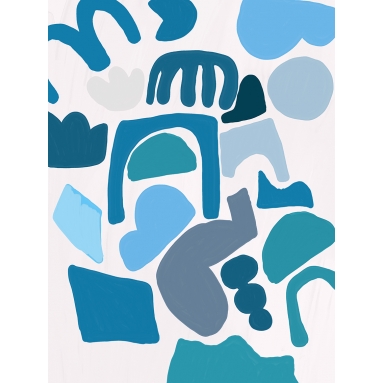Lámina Abstracto Azul