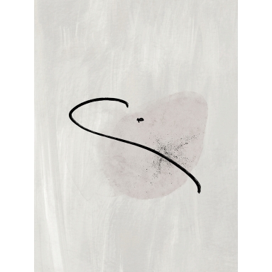 Lámina abstracto línea negra