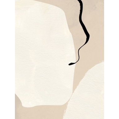 Lámina abstracto línea negra 2