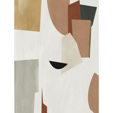 Lámina abstracto marrón