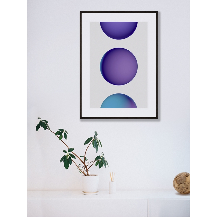 Lámina abstracto esferas