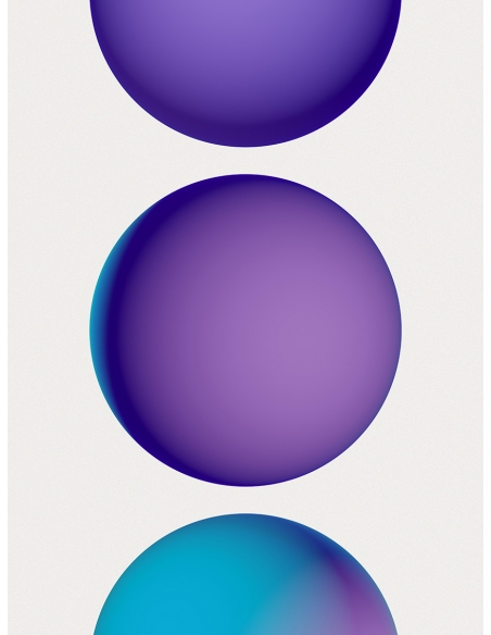 Lámina abstracto esferas