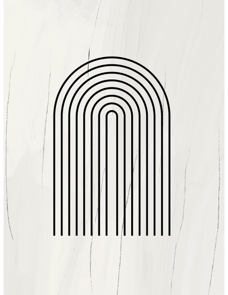 Lámina Abstracto Geométrico Curvas 4