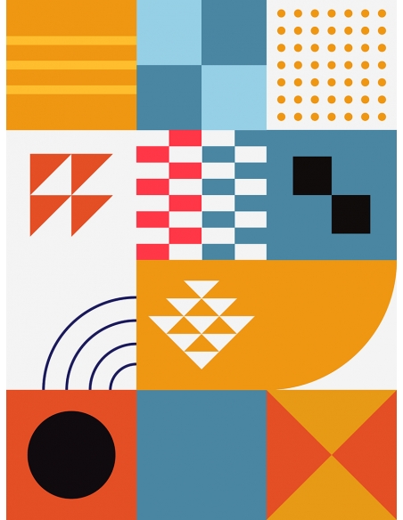 Lámina Abstracto Geométrico 4