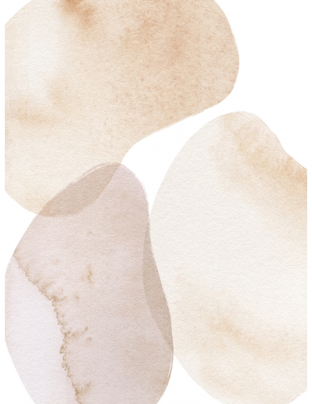 Lámina Abstracto Mancha Beige