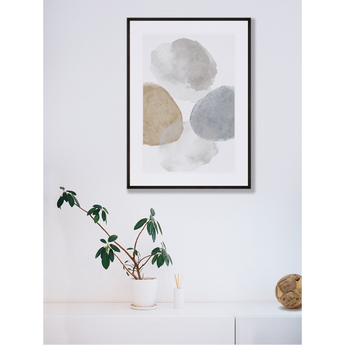 Lámina Abstracto Mancha Colores