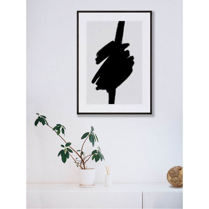 Lámina Abstracto Mancha Negra 4 Lámina Abstracto Mancha Negra 4