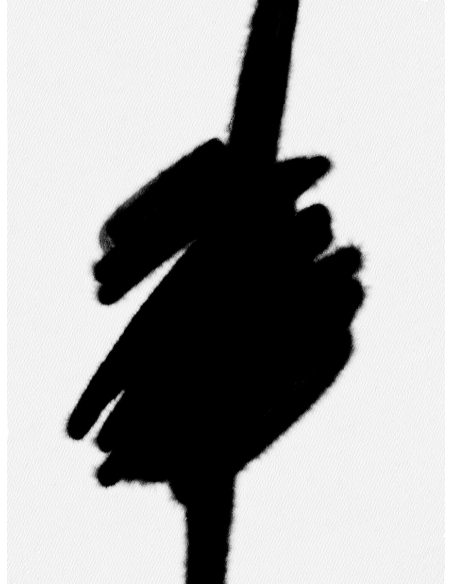 Lámina Abstracto Mancha Negra 4 Lámina Abstracto Mancha Negra 4