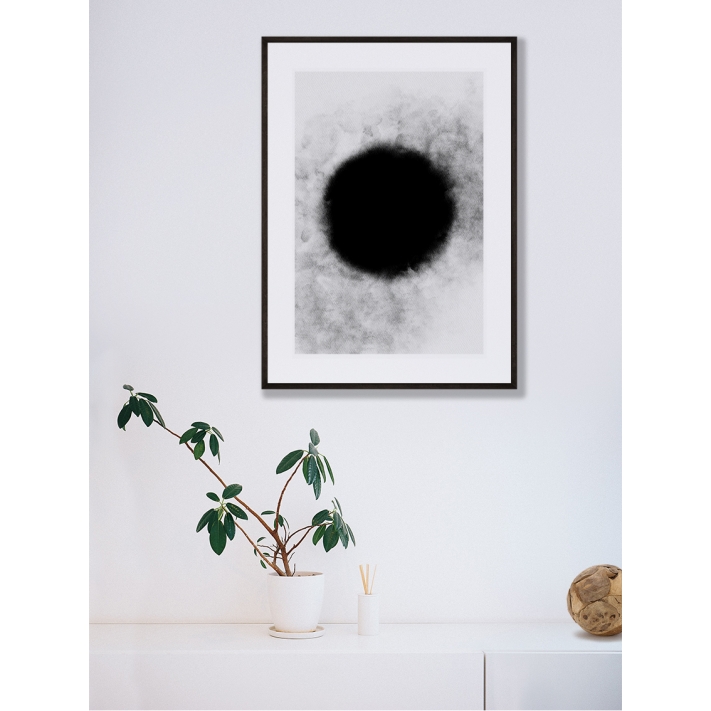 Lámina Abstracto Mancha Negra 5 Lámina Abstracto Mancha Negra 5