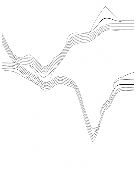 Lámina Abstracto Ondas Blanco y Negro 3 Lámina Abstracto Ondas Blanco y Negro 3