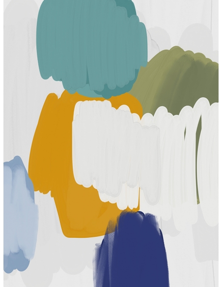 Lámina Abstracto Pincelada Colores 4 Lámina Abstracto Pincelada Colores 4
