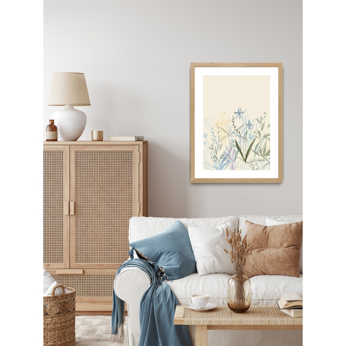 Lámina Dibujo Flor 3