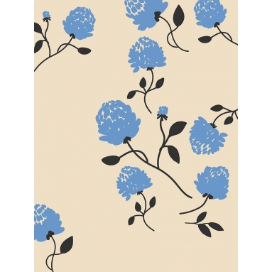 Lámina Flores Azules