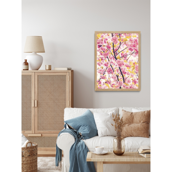 Lámina Flores Rosas