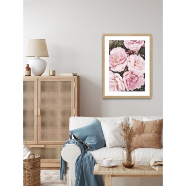 Lámina Flores Rosas 2