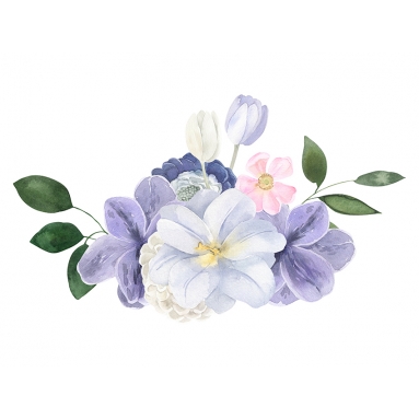 Lámina Ilustración Flores