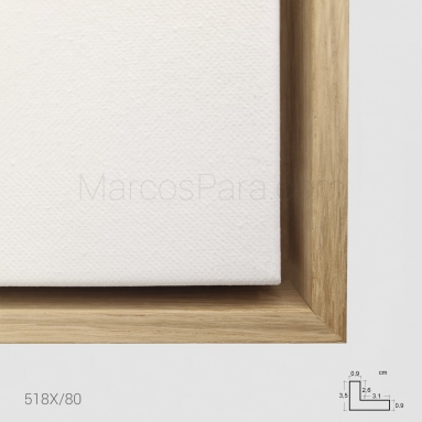 Marco a medida M518X para Lienzo de 2cm
