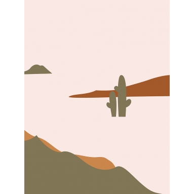 Lámina Boho Paisaje 3