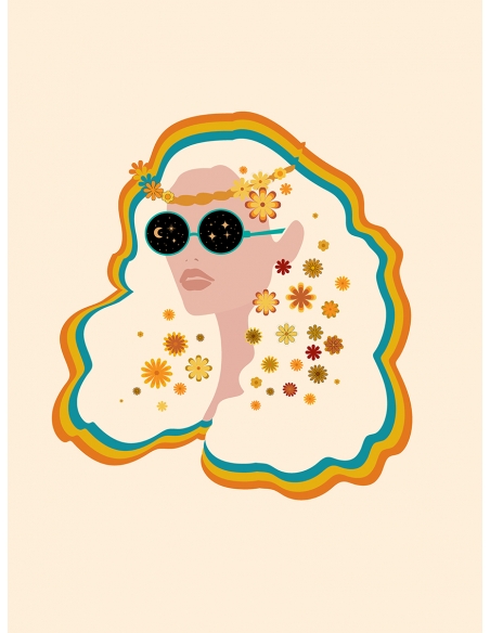 Lámina Hippie Lámina Hippie