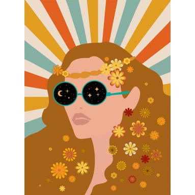 Lámina Hippie 3