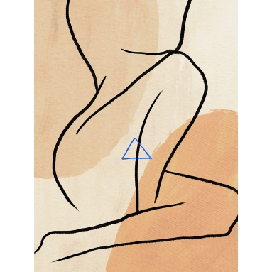 Lámina Trazo Desnudo