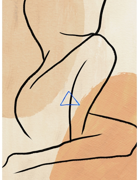 Lámina Trazo Desnudo