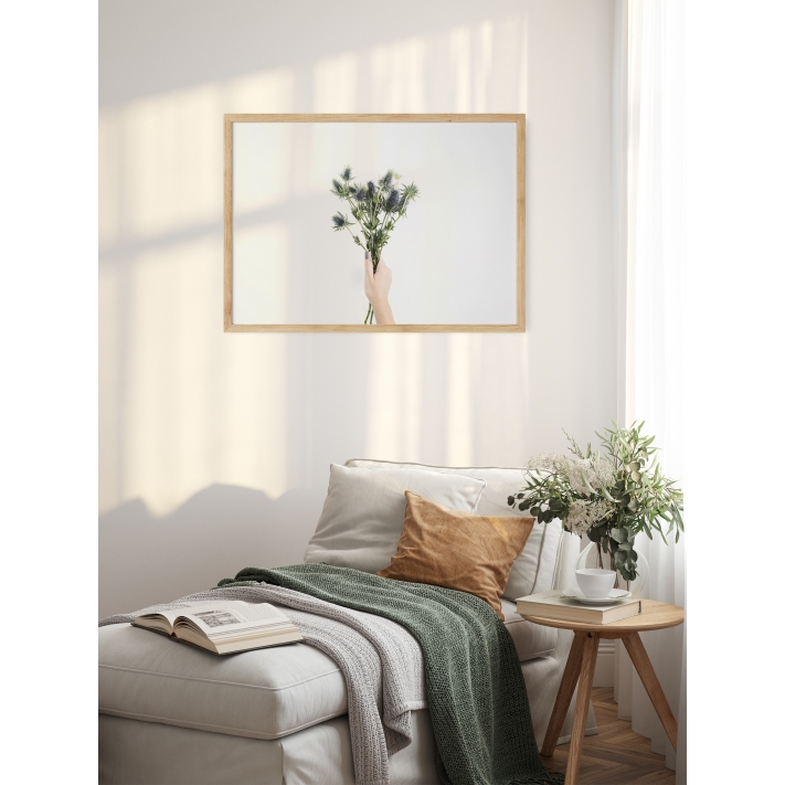 Lámina Mano con ramo