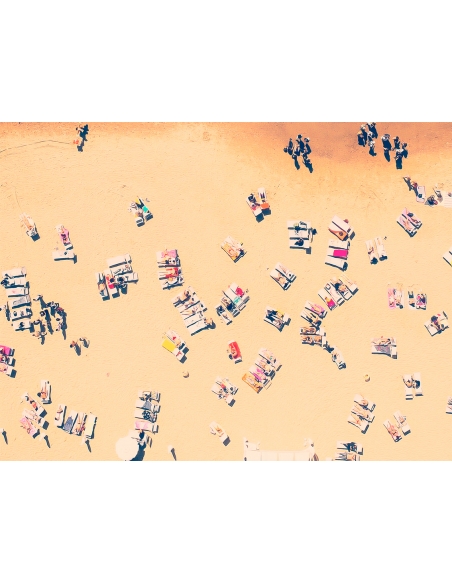 Lámina Arena con gente 2