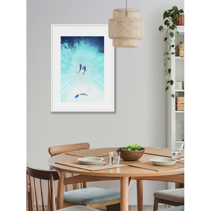 Lámina Barcas en playa