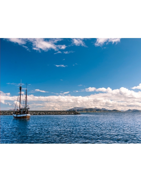 Lámina Barco de Madera