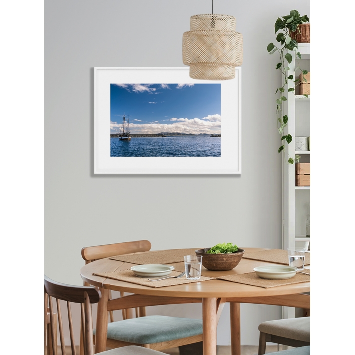 Lámina Barco de Madera