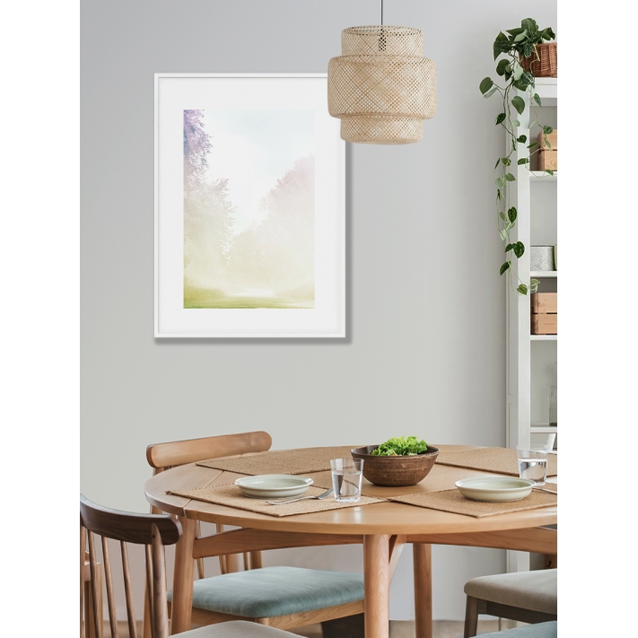 Lámina Bosque con niebla 4