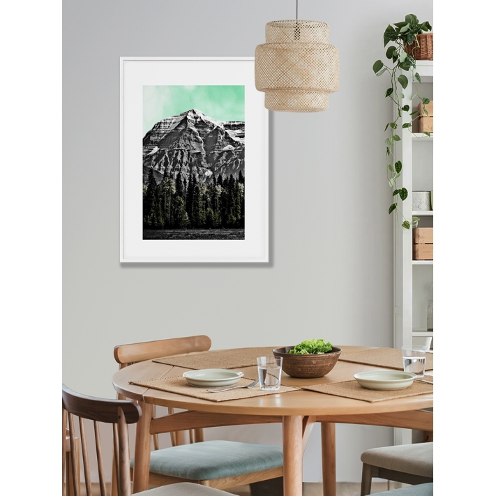 Lámina Bosque verde