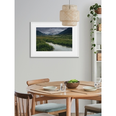 Lámina Hierba en el río 2