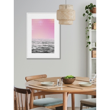 Lámina Mar Cielo Rosa 2