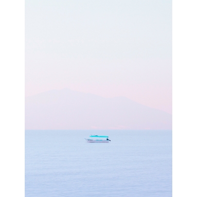 Lámina Mar con Barco