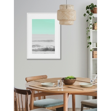 Lámina Mar con Olas Abstracto 2