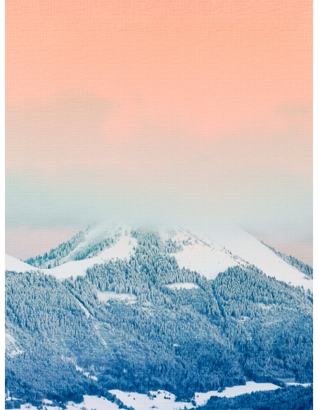 Lámina Montaña nevada