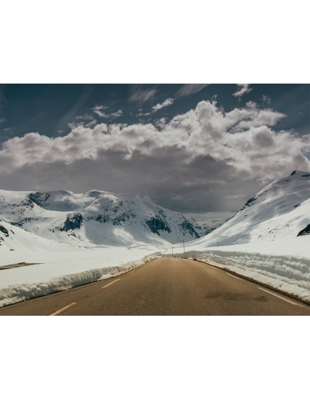 Lámina Nieve en carretera