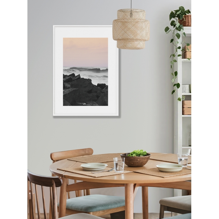 Lámina Océano con roca