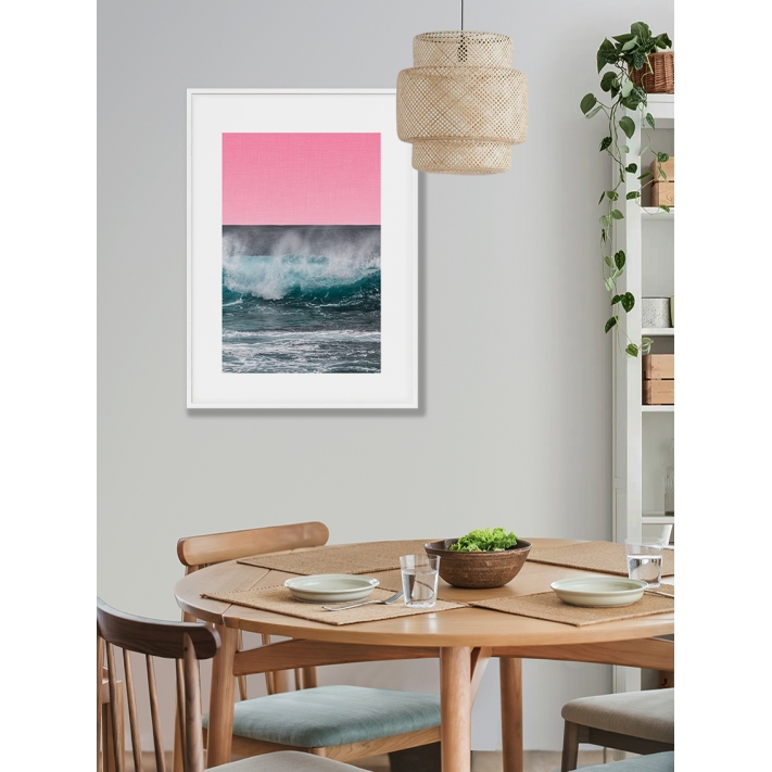 Lámina Océano Rosa