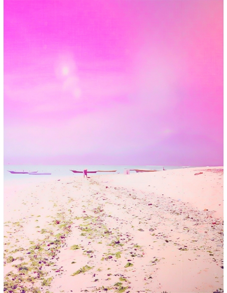 Lámina Playa Cielo Rosa