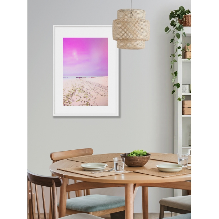 Lámina Playa Cielo Rosa